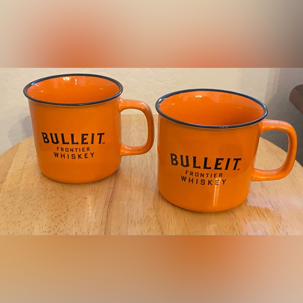 2 Bulleit Frontier Whiskey Mugs